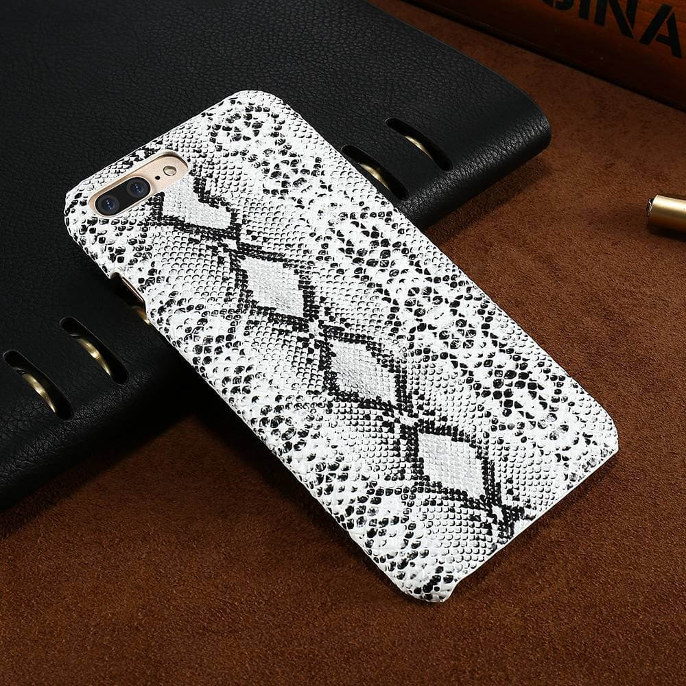 Phone Case Crocodile & Snake Pattern Slim PU Leather Dirt-Resistant