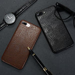 Phone Case Crocodile Texture Scratch-Resistant Slim Fit