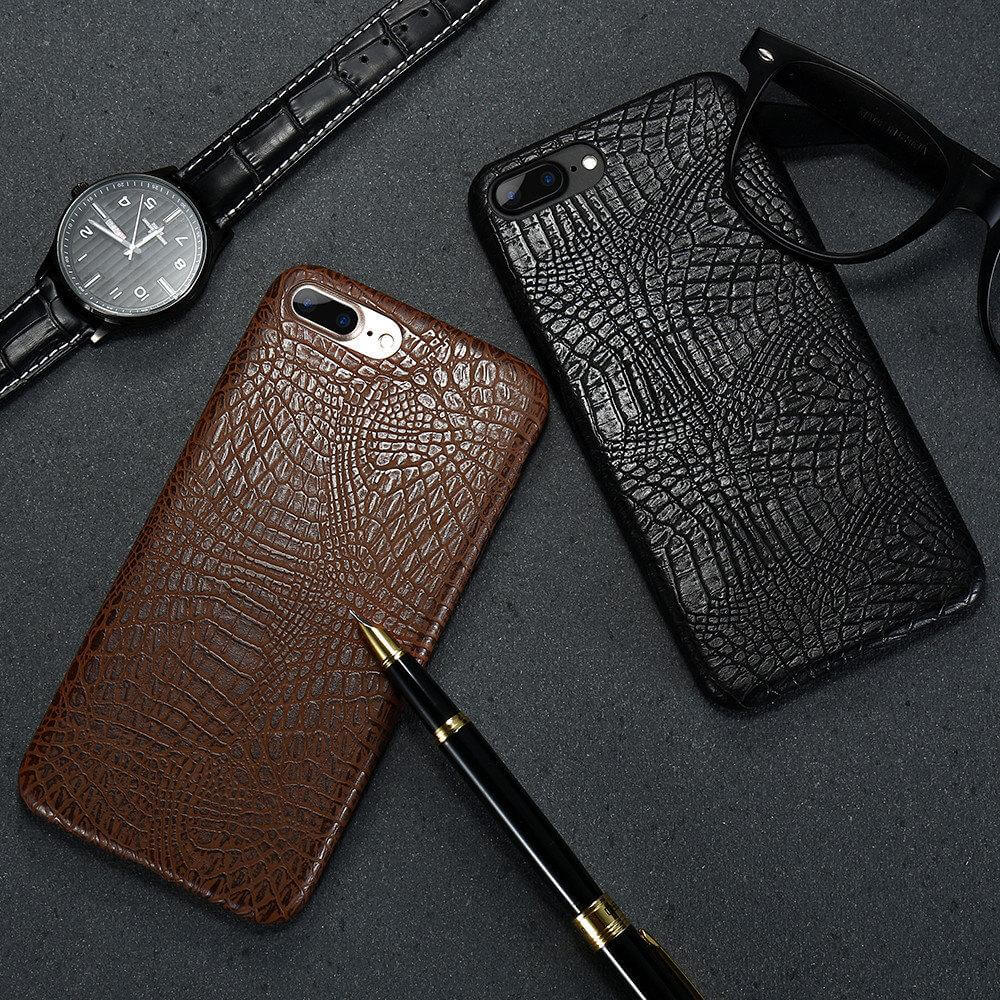 Phone Case Crocodile Texture Scratch-Resistant Slim Fit