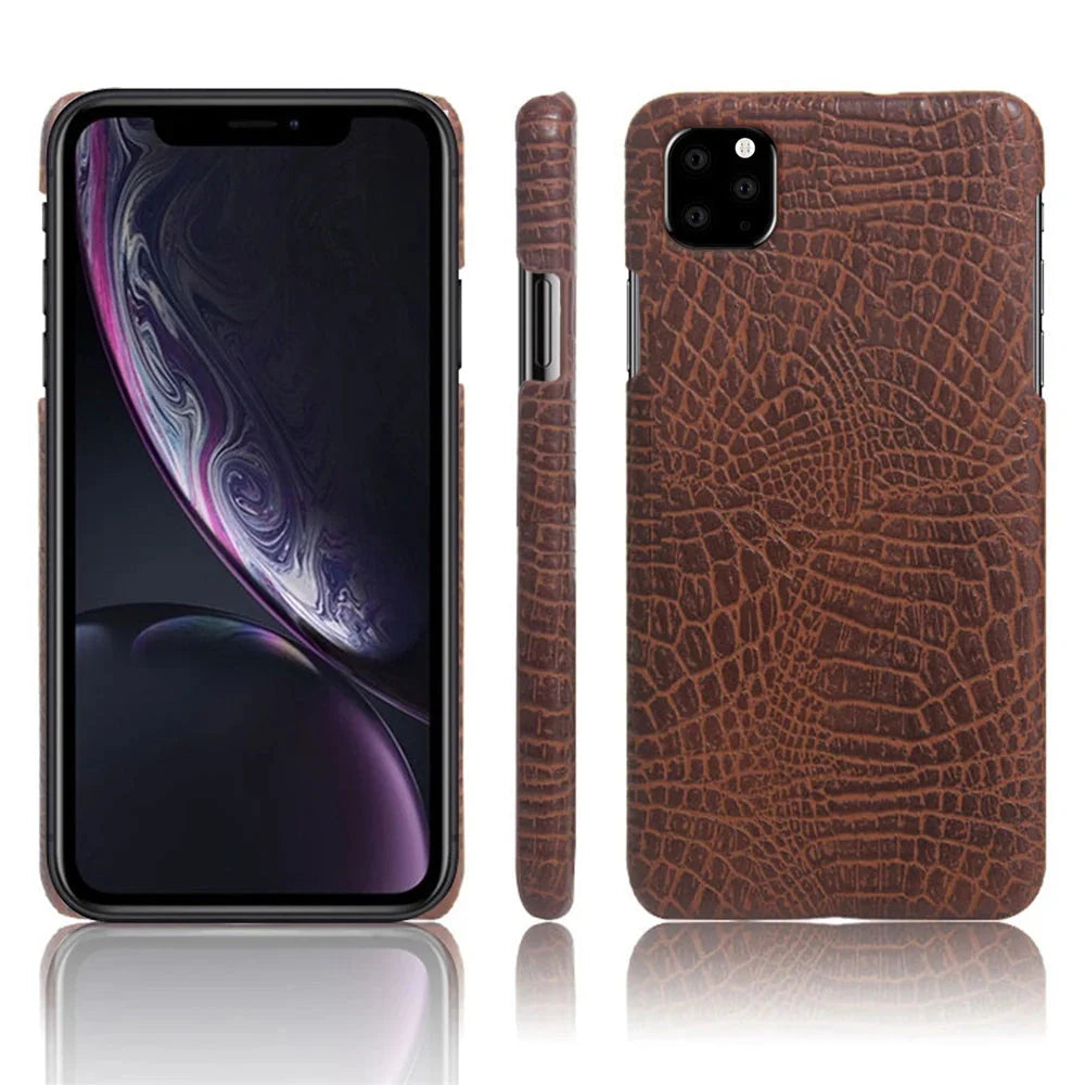 Phone Case Crocodile Texture Scratch-Resistant Slim Fit