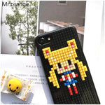 Phone Case Cute Block Design Anti-Knock Protection iPhone 6 and 7 Compatible