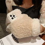 Phone Case Faux Fur Full-Coverage Scratch Protection