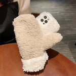 Phone Case Faux Fur Full-Coverage Scratch Protection