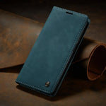 Phone Case Faux Leather Card Holder Foldable Stand