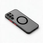 Phone Case Frosted Matte Shock-Absorbing Magnetic Ring