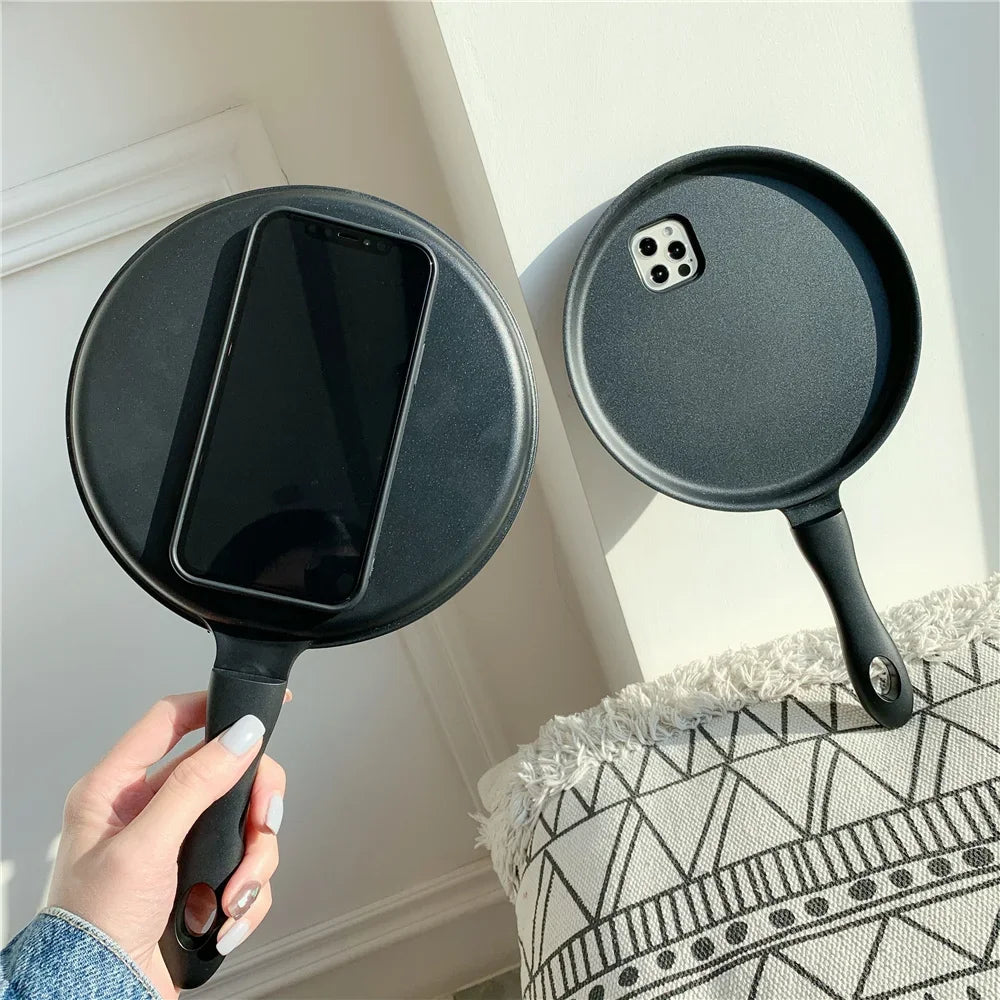 Phone Case Frying Pan Design Scratch & Bump Protection