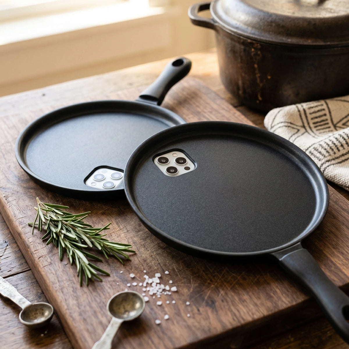Phone Case Frying Pan Design Scratch & Bump Protection