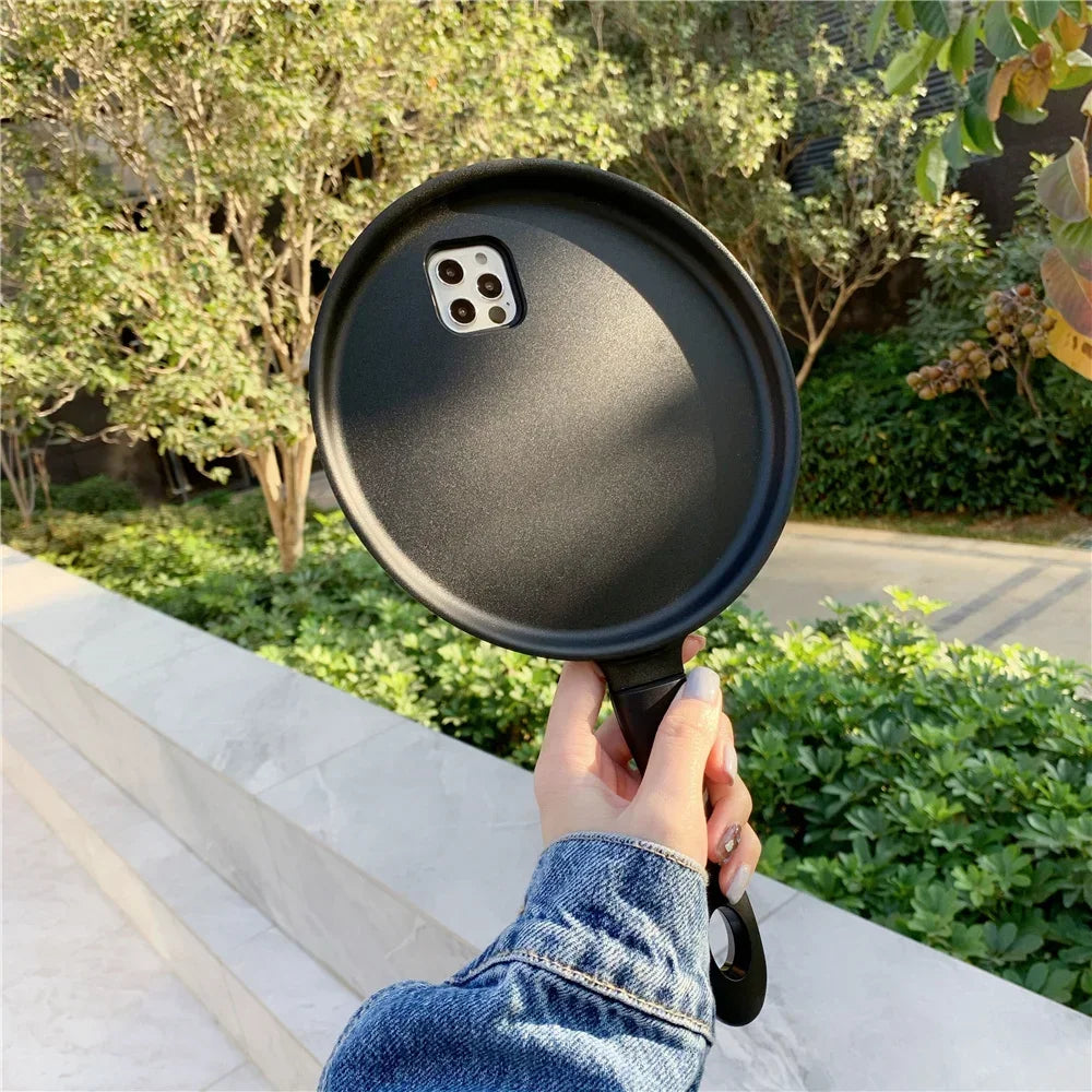 Phone Case Frying Pan Design Scratch & Bump Protection