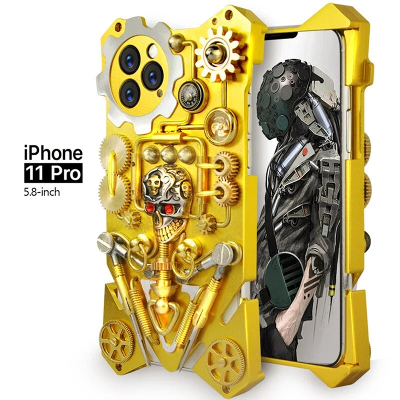 Phone Case Full Coverage Cyberpunk Design Anti-Scratch & Anti-Fingerprint