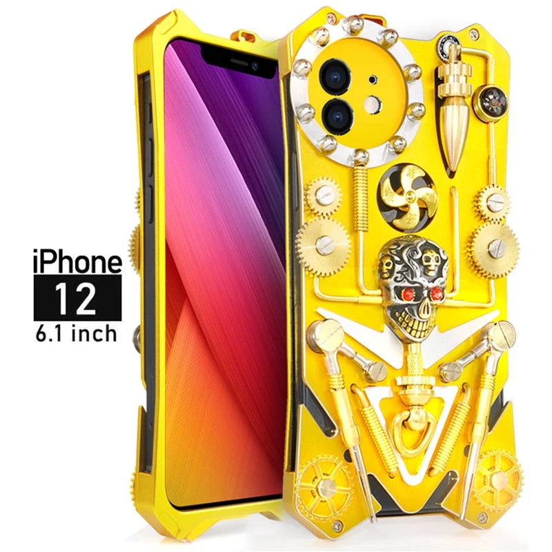 Phone Case Full Coverage Cyberpunk Design Anti-Scratch & Anti-Fingerprint