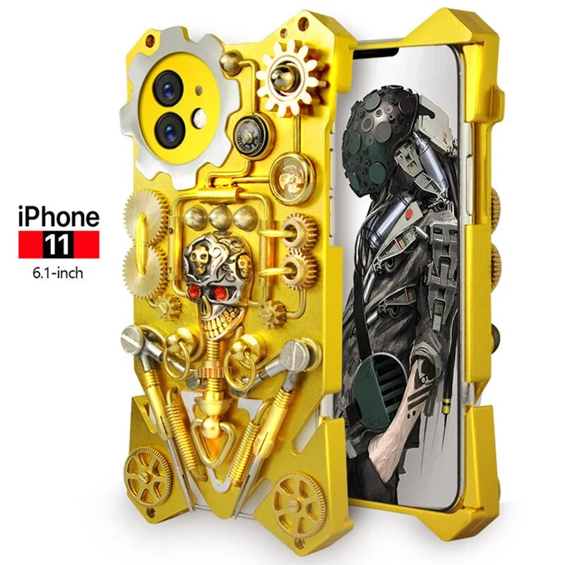 Phone Case Full Coverage Cyberpunk Design Anti-Scratch & Anti-Fingerprint