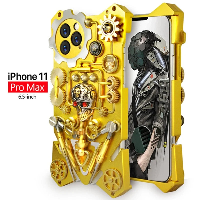 Phone Case Full Coverage Cyberpunk Design Anti-Scratch & Anti-Fingerprint