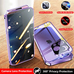 Phone Case Full-Coverage Privacy Screen Magnetic Closure