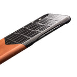 Phone Case Full-Grain Leather Crocodile Pattern Scratch & Drop Protection