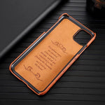 Phone Case Genuine Leather Ostrich Pattern Shockproof Edge-to-Edge Protection