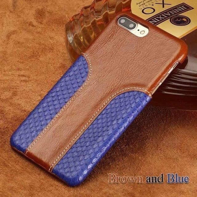 Phone Case Genuine Leather Shock Protection