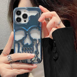 Phone Case Geometric Skull Design Scratch & Drop Protection