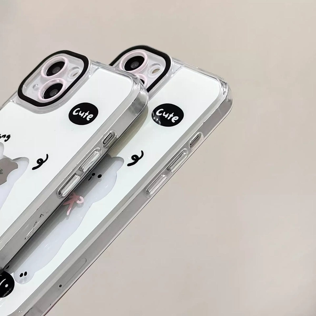 Phone Case Glow-in-the-Dark Shock-Absorbing Cat Design