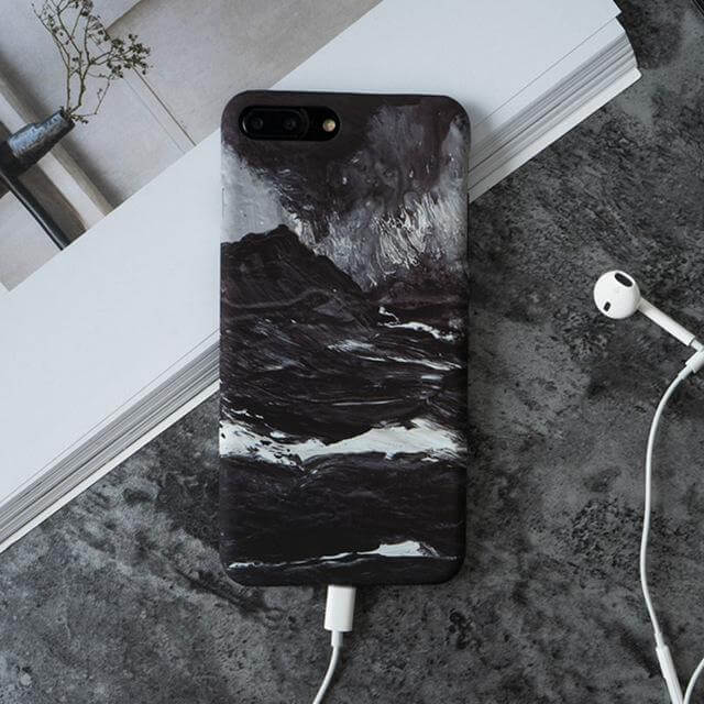 Phone Case Hard Shell Matte Patterned Dirt-Resistant
