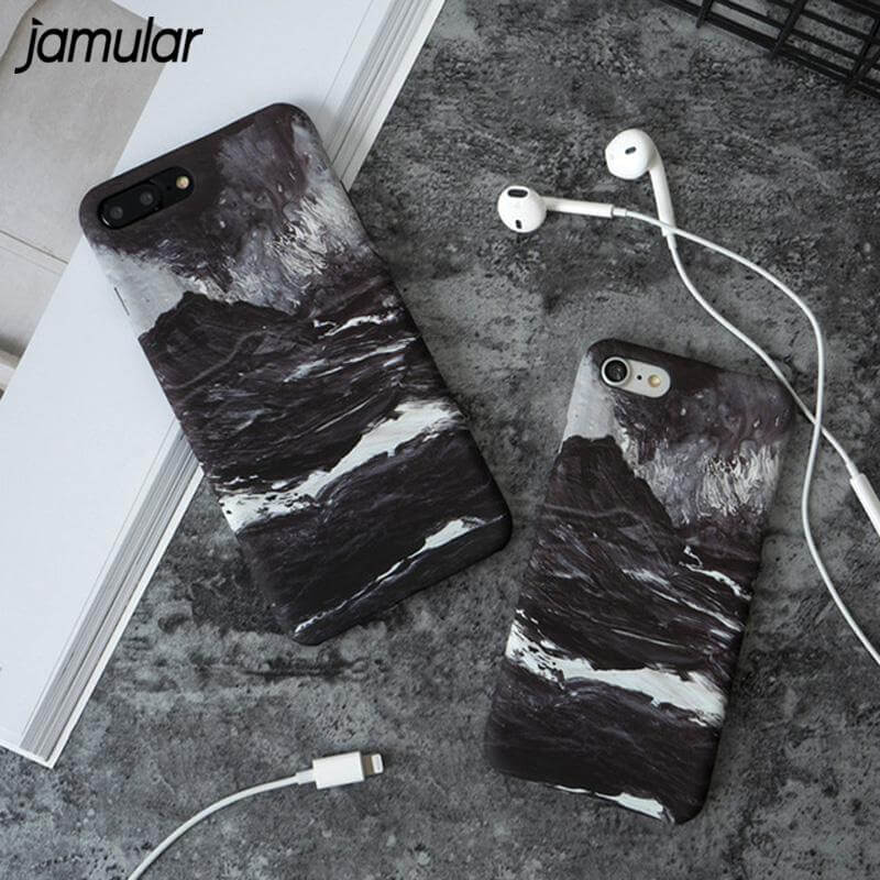 Phone Case Hard Shell Matte Patterned Dirt-Resistant