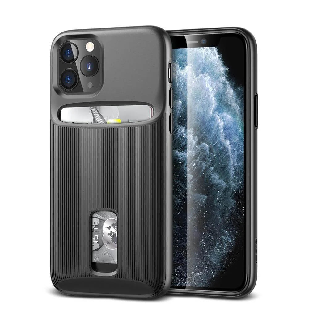 Phone Case Leather Card Pocket Shock-Resistant Protection