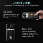 Phone Case Leather Card Pocket Shock-Resistant Protection