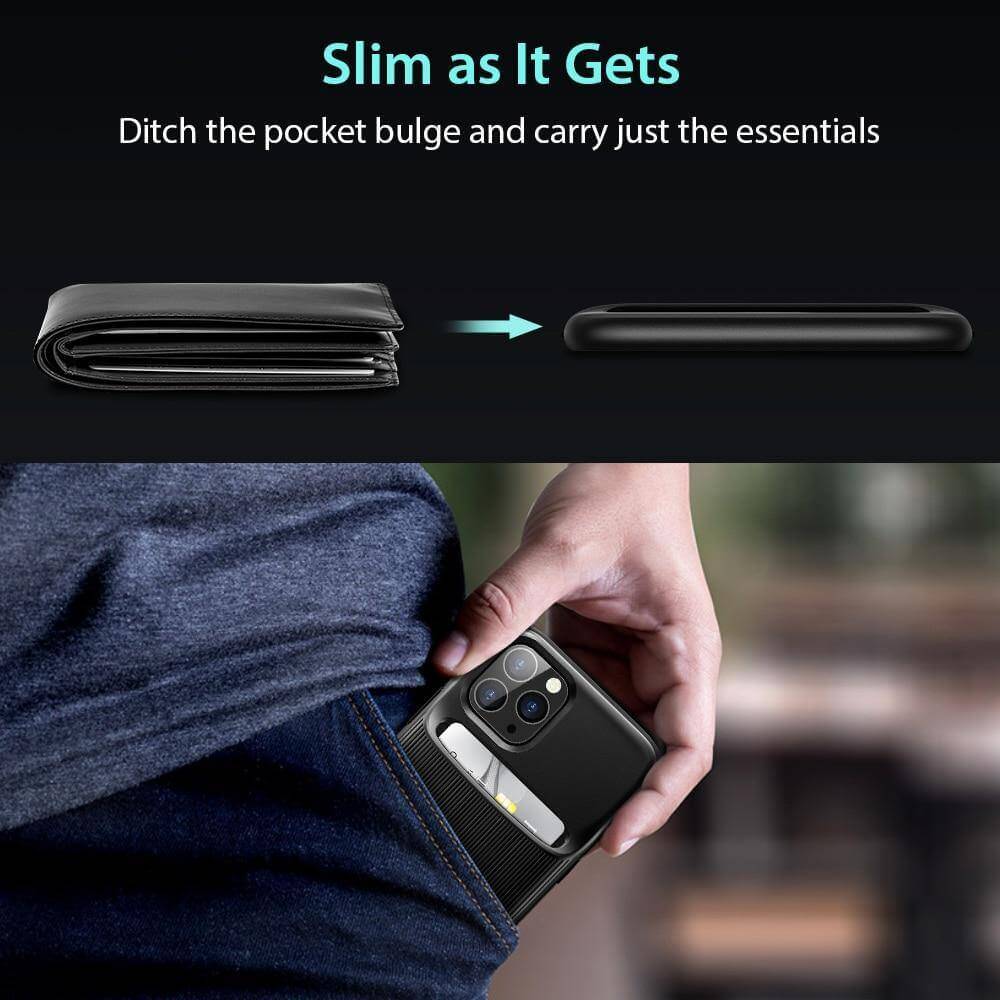 Phone Case Leather Card Pocket Shock-Resistant Protection
