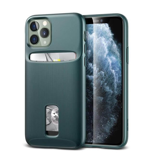 Phone Case Leather Card Pocket Shock-Resistant Protection