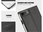 Phone Case Leather Flip Wallet Card Slot Kickstand