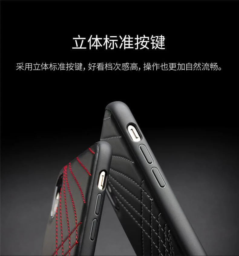 Phone Case Leather Full-Edge Protection for iPhone X Series