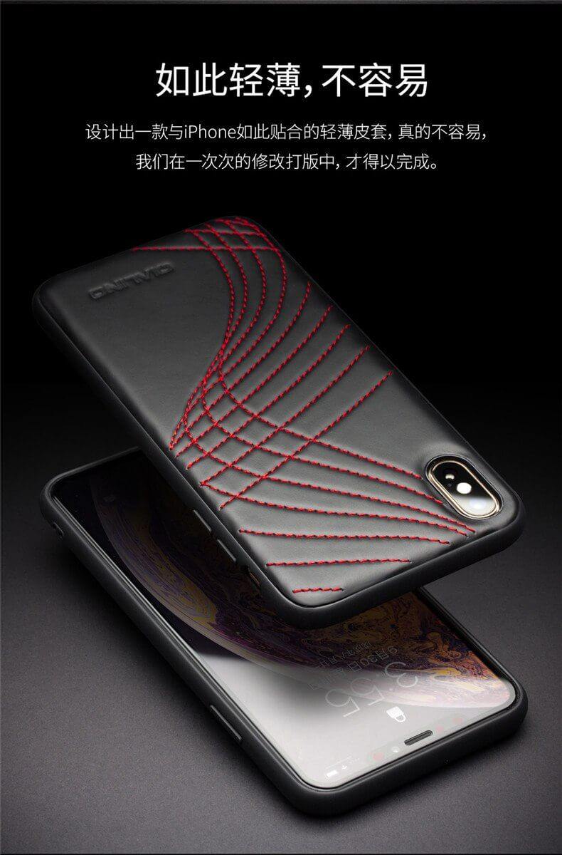 Phone Case Leather Full-Edge Protection for iPhone X Series