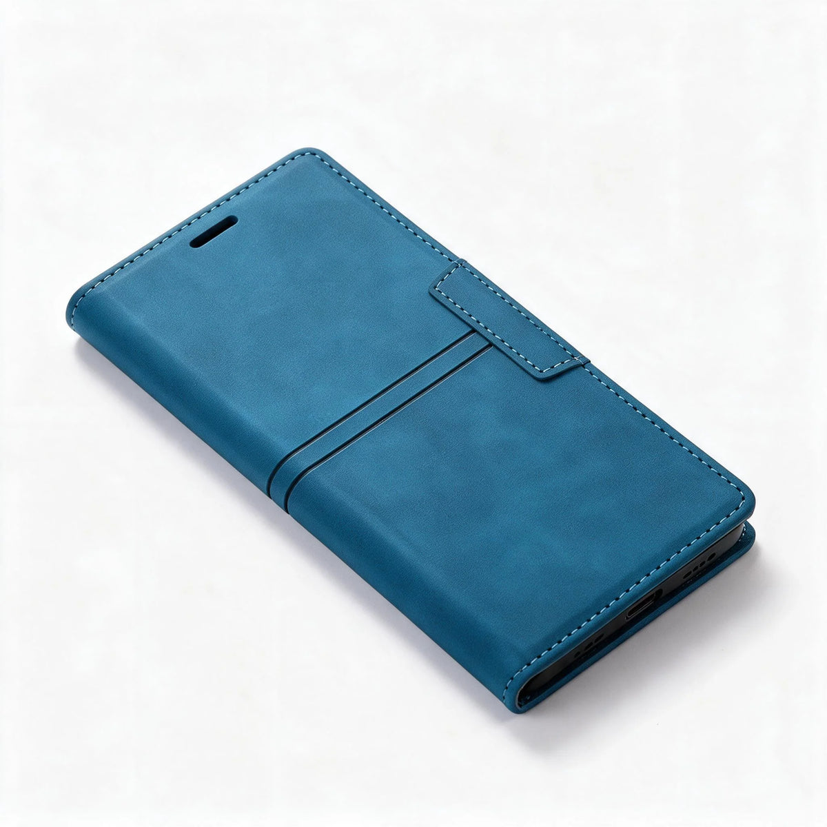 Phone Case Leather Magnetic Card Slots Foldable Stand