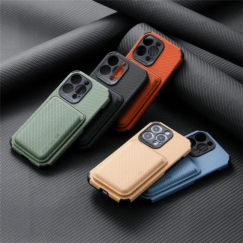 Phone Case MagSafe Compatible Built In Card Slot