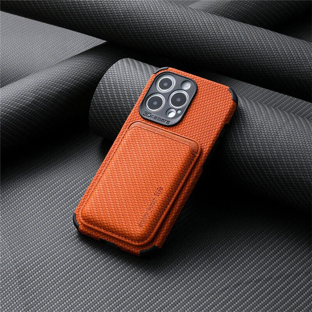 Phone Case MagSafe Compatible Built In Card Slot