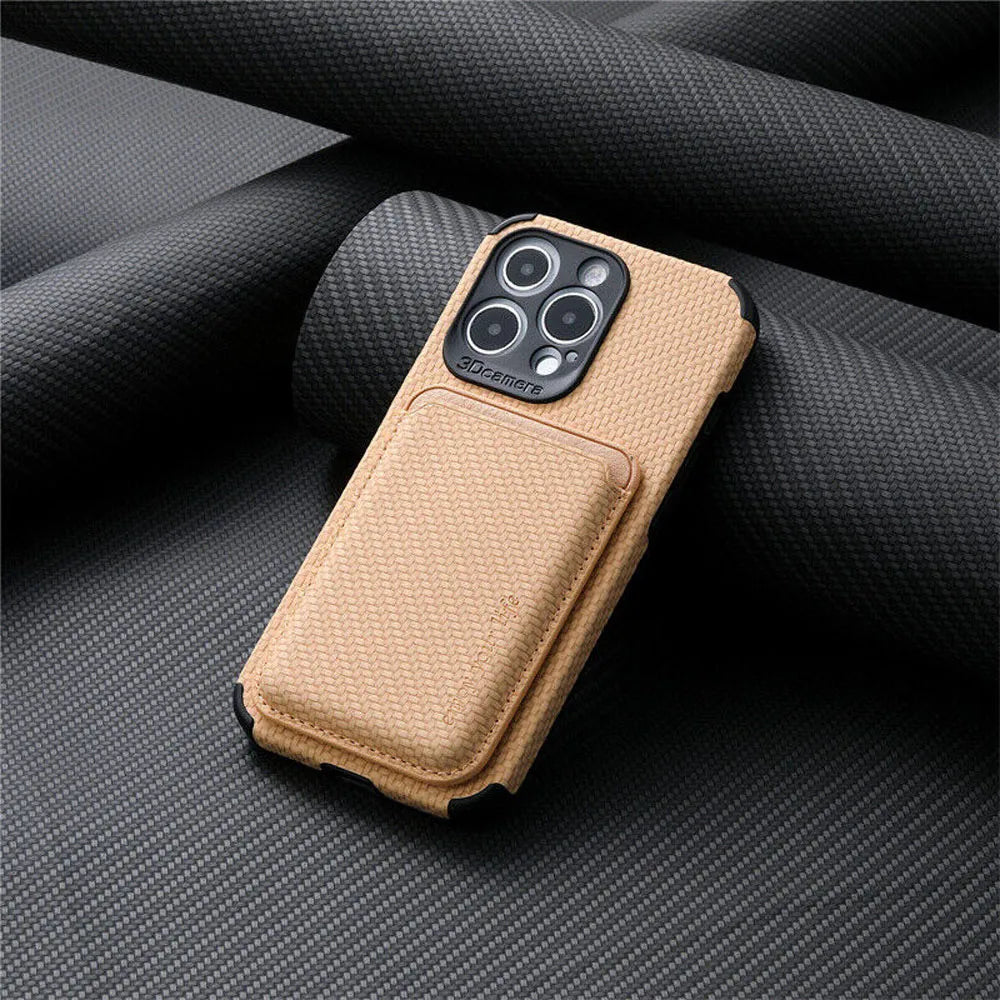 Phone Case MagSafe Compatible Built In Card Slot
