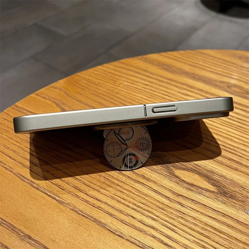 Phone Case MagSafe-Compatible Folding Stand Non-Slip Ripple Finish