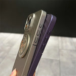 Phone Case MagSafe-Compatible Folding Stand Non-Slip Ripple Finish