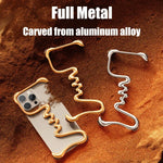 Phone Case Metal Bumper Frameless Drop Protection