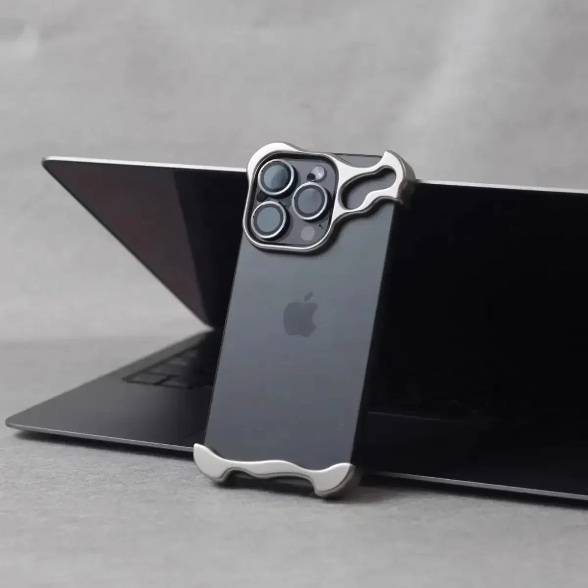 Phone Case Metal Bumper Non-Slip Grip Drop Protection