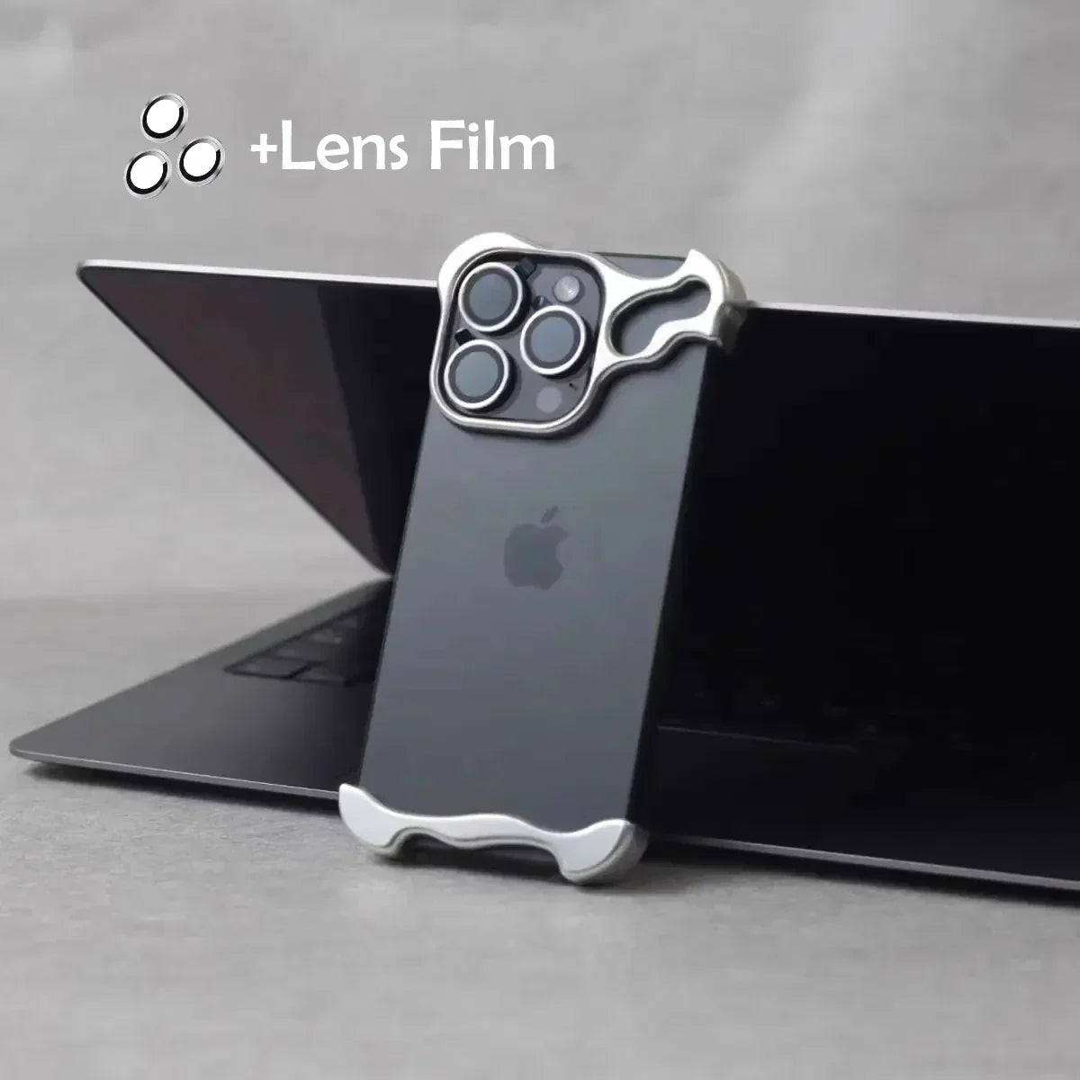 Phone Case Metal Bumper Non-Slip Grip Drop Protection