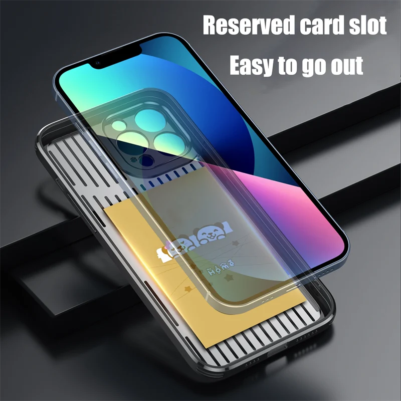 Phone Case Metal Drop-Protection Lightweight Dustproof