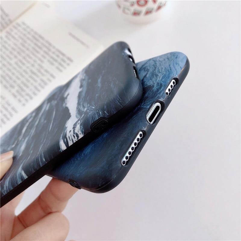 Phone Case Mountain Forest Print Drop & Scratch Resistant