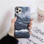Phone Case Mountain Forest Print Drop & Scratch Resistant