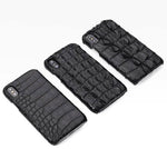Phone Case Natural Crocodile Skin Impact-Resistant Fitted Cover