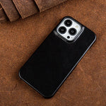 Phone Case Oil-Wax Leather MagSafe Compatible