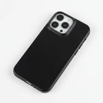 Phone Case Oiled Leather Shock-Absorbing Raised Edges