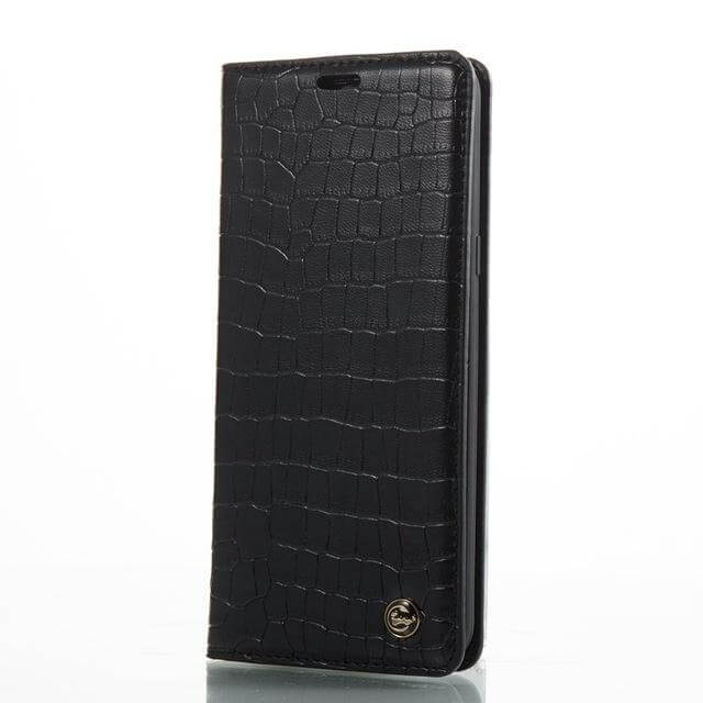 Phone Case PU Leather Flip Cover with Card Pocket & Kickstand