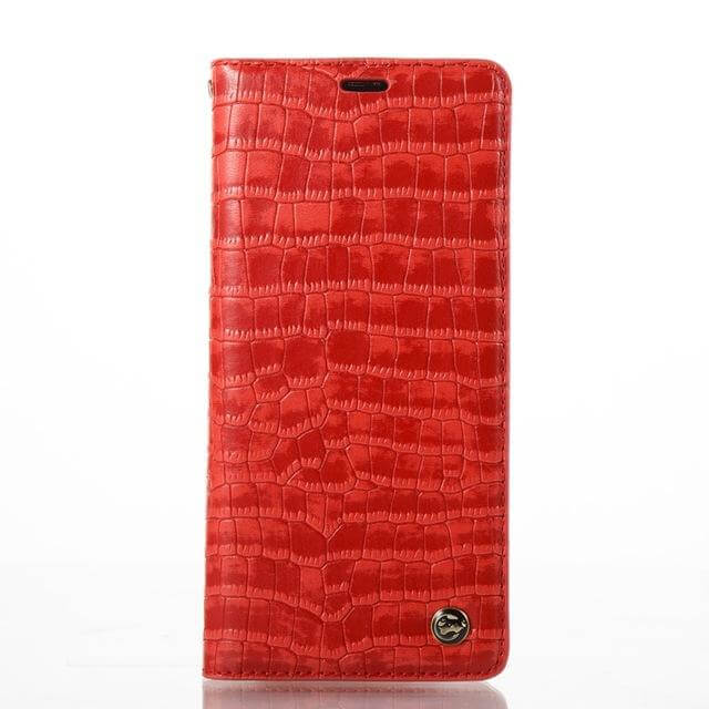 Phone Case PU Leather Flip Cover with Card Pocket & Kickstand