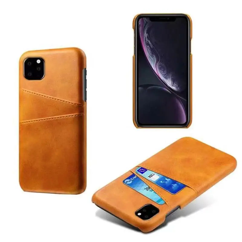 Phone Case PU Leather Slim Scratch-Resistant Stitched Design