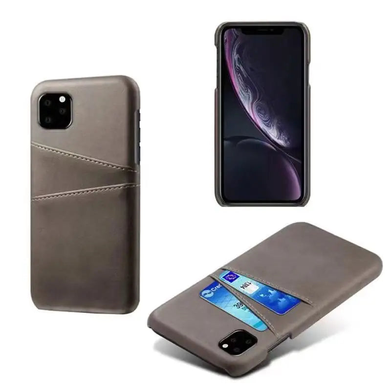 Phone Case PU Leather Slim Scratch-Resistant Stitched Design